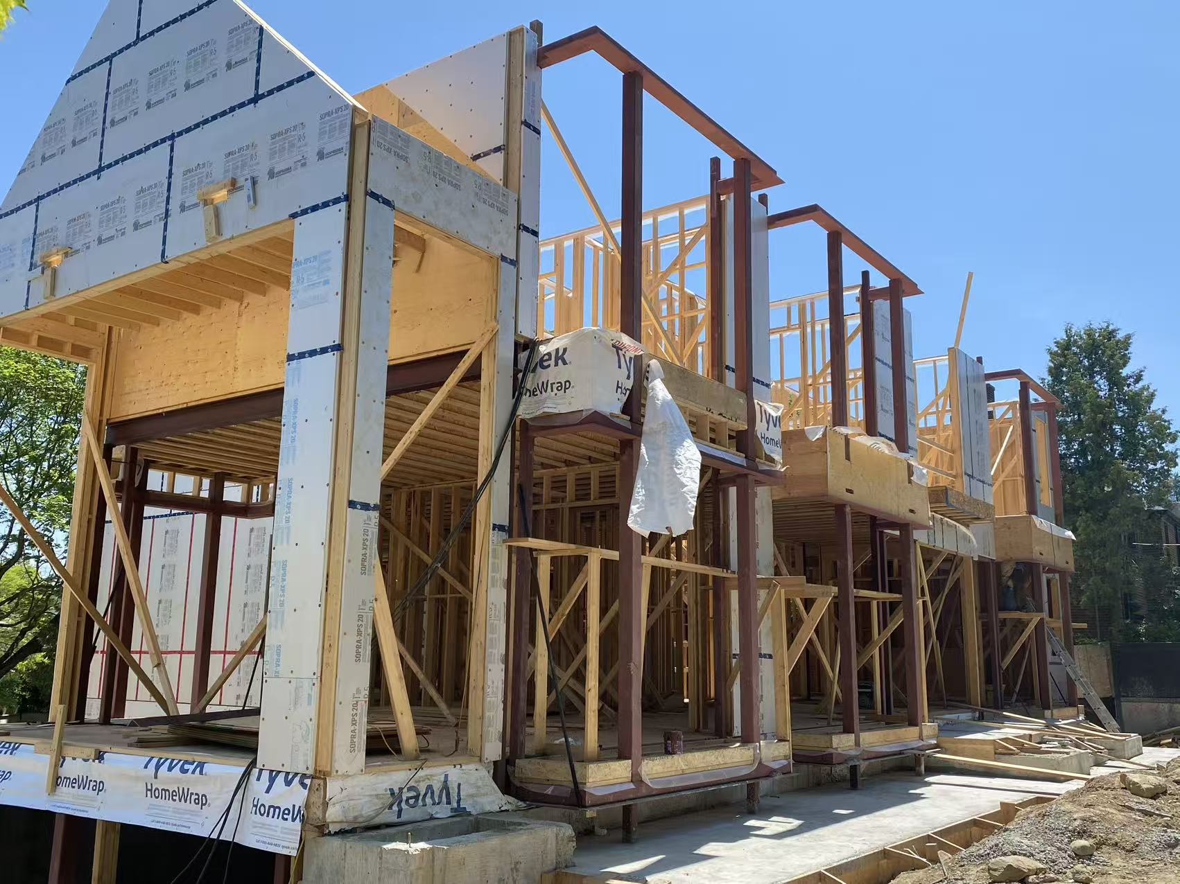 Structural steel framing project